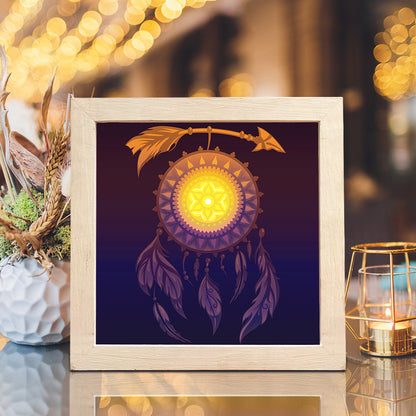 Dreamcatcher Square – 3D Lightbox SVG File for Cricut & Silhouette