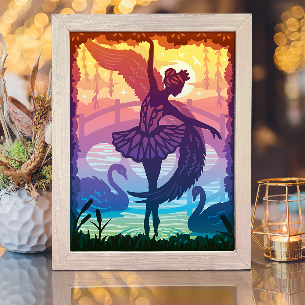Ballet 2 – 3D Lightbox SVG File for Cricut & Silhouette