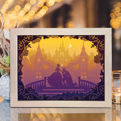 King and Queen – 3D Lightbox SVG File for Cricut & Silhouette