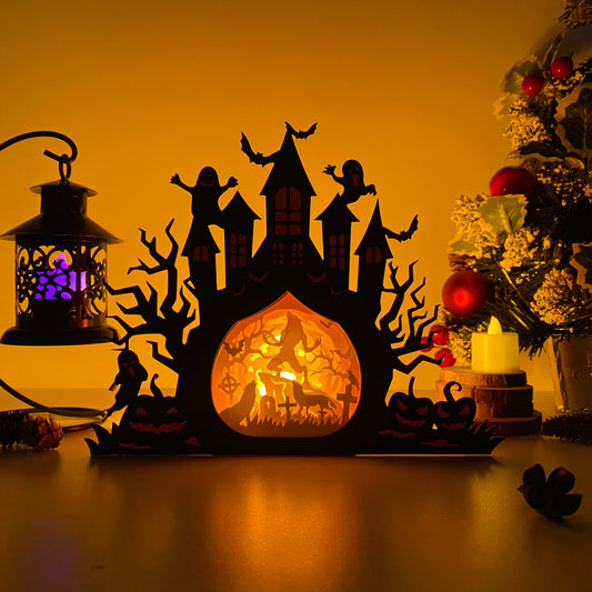 Werewolf – 3D Haunted Castle Box  File - Cricut File - VEKTOR KRAFT