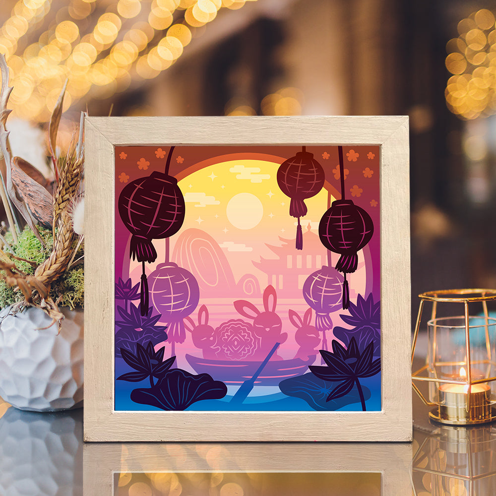 Autumn Festival 2 – 3D Lightbox SVG File for Cricut & Silhouette
