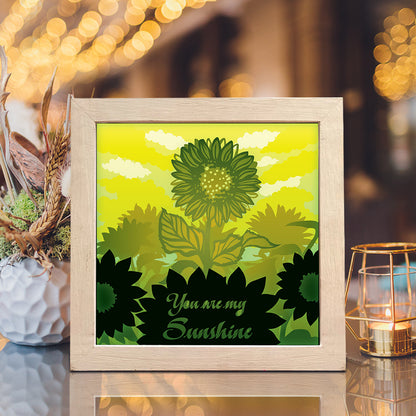You are my Sunshine – 3D Lightbox SVG File for Cricut & Silhouette