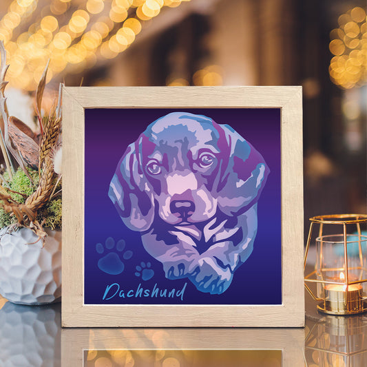Dachshund – 3D Lightbox SVG File for Cricut & Silhouette