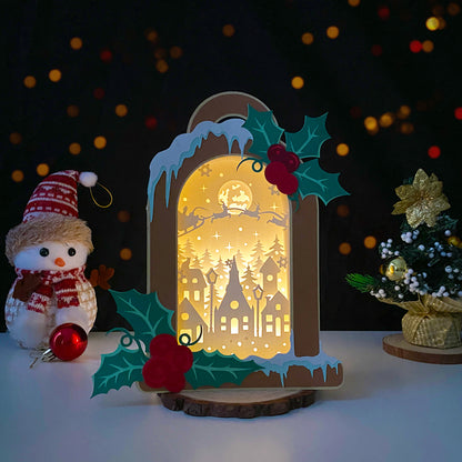 Christmas – 3D Box SVG File for Cricut & Silhouette