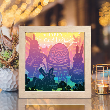 Easter 6 – 3D Lightbox SVG File for Cricut & Silhouette