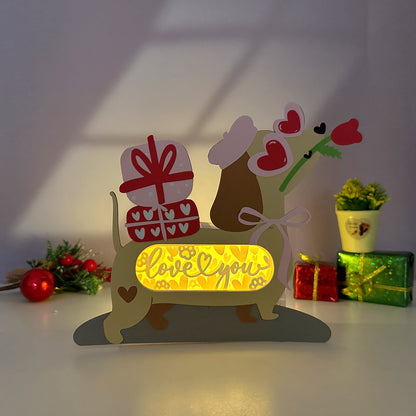 Dog – 3D Box SVG File for Cricut & Silhouette