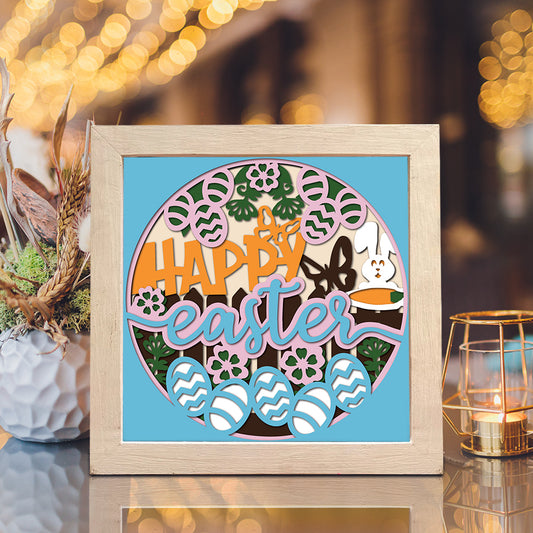 Easter 13 – 3D Shadow Box SVG File for Cricut & Silhouette