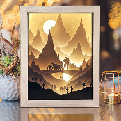 Love 4 – 3D Lightbox SVG File for Cricut & Silhouette