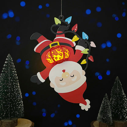 Santa 3 - 3D Christmas Lantern File - Cricut File  - VEKTOR KRAFT