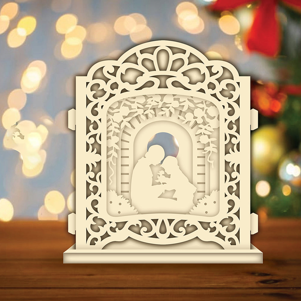 Mother And Son – 3D Pop-Up Card SVG File for Cricut & Silhouette