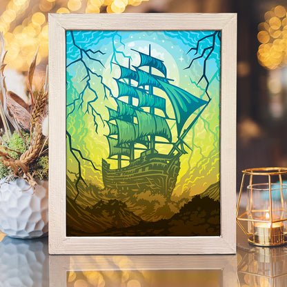 Pirates 2 – 3D Lightbox SVG File for Cricut & Silhouette