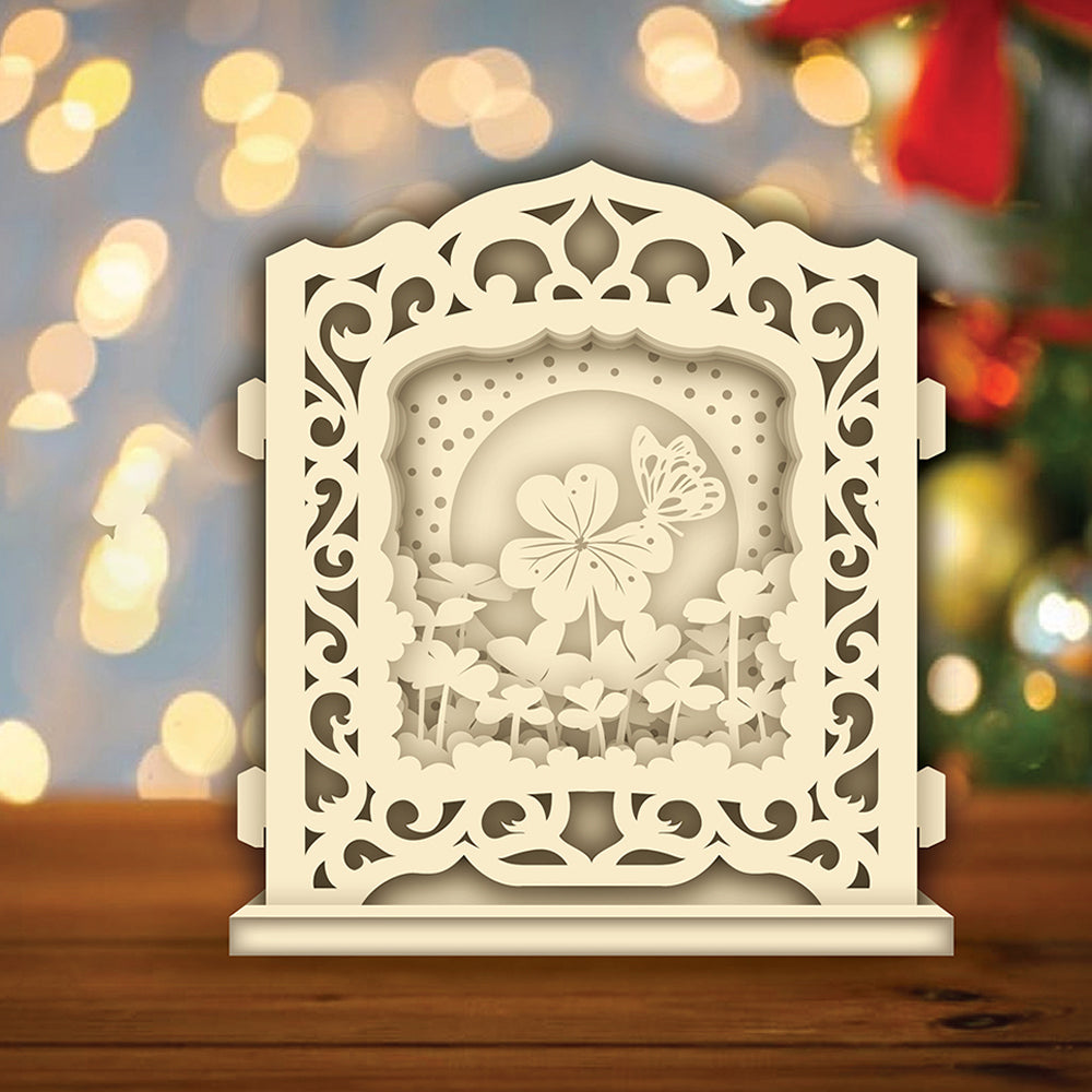 Clover – 3D Pop-Up Card SVG File for Cricut & Silhouette