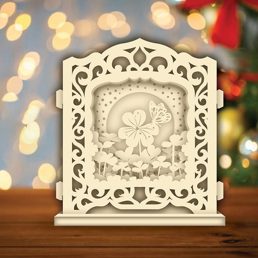 Clover – 3D Pop-Up Card SVG File for Cricut & Silhouette
