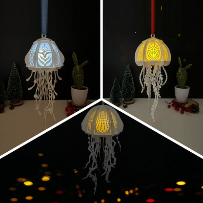 Pack 3 Jellyfish - 3D Animal Lantern File  - Cricut File  - VEKTOR KRAFT