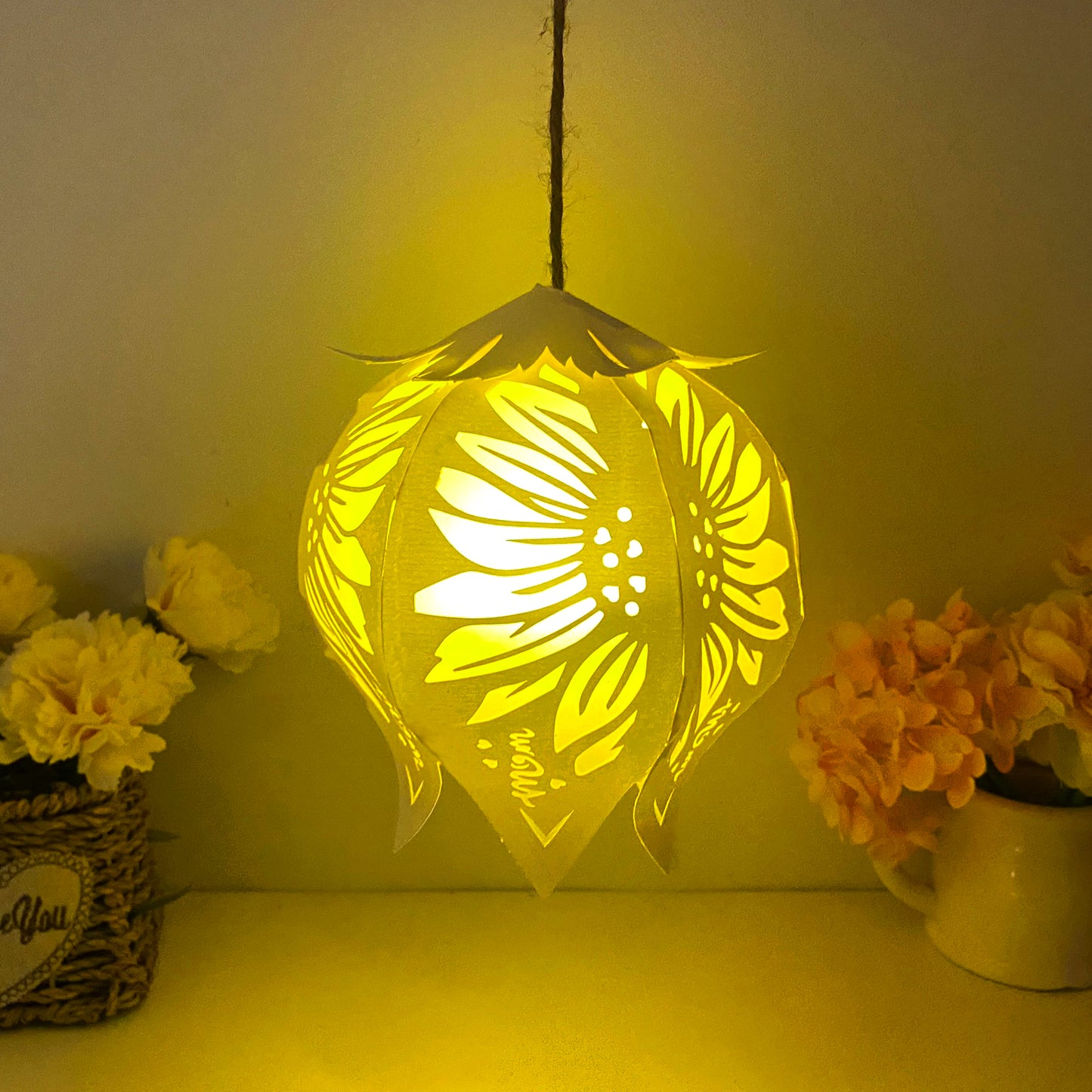 Mom - 3D Bell Flower Lantern File - Cricut File  - VEKTOR KRAFT