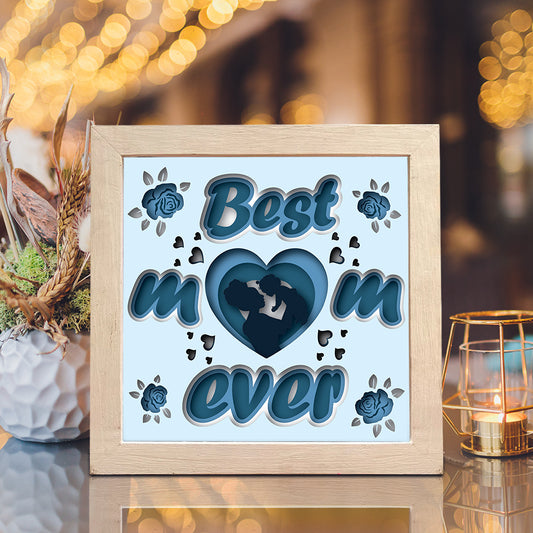 Best Mom Ever 2 - 3D Mother Lightbox File - Cricut File - VEKTOR KRAFT