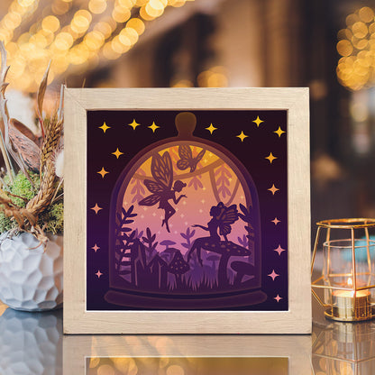 Fairy 2 – 3D Lightbox SVG File for Cricut & Silhouette