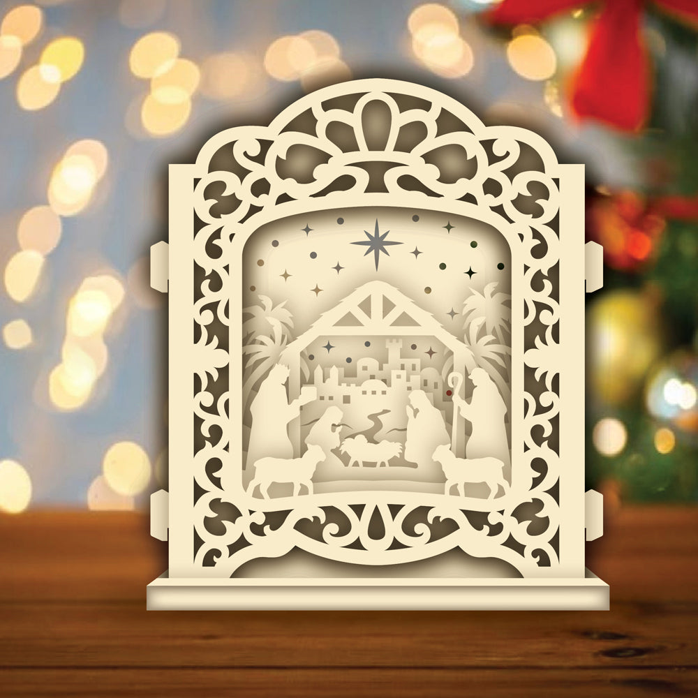 Christmas 2 – 3D Pop-Up Card SVG File for Cricut & Silhouette