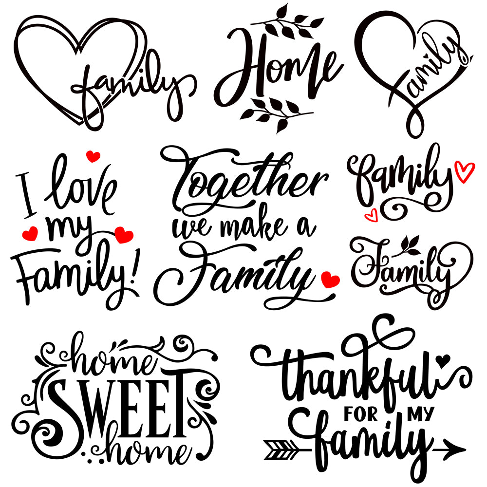 Family – 3D Lightbox SVG File for Cricut & Silhouette