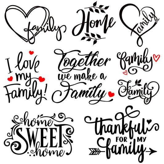 Family - Cricut File - VEKTOR KRAFT