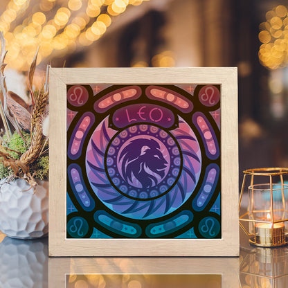 Leo – 3D Lightbox SVG File for Cricut & Silhouette