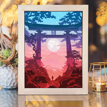 Moonlight – 3D Lightbox SVG File for Cricut & Silhouette