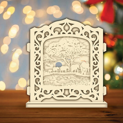 Elephant – 3D Pop-Up Card SVG File for Cricut & Silhouette