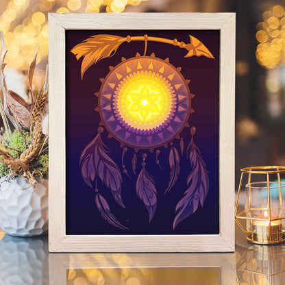 Dreamcatcher – 3D Lightbox SVG File for Cricut & Silhouette