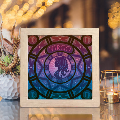 Virgo – 3D Lightbox SVG File for Cricut & Silhouette