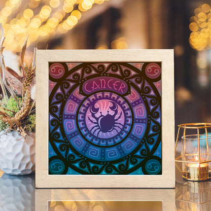 Cancer – 3D Lightbox SVG File for Cricut & Silhouette