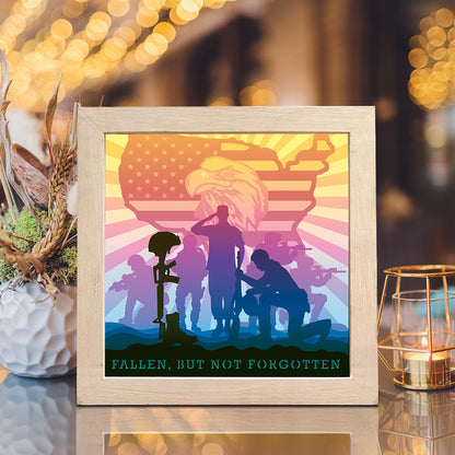 Fallen Soldiers - 3D Special Occasions Papercut Lightbox File - Cricut File - VEKTOR KRAFT