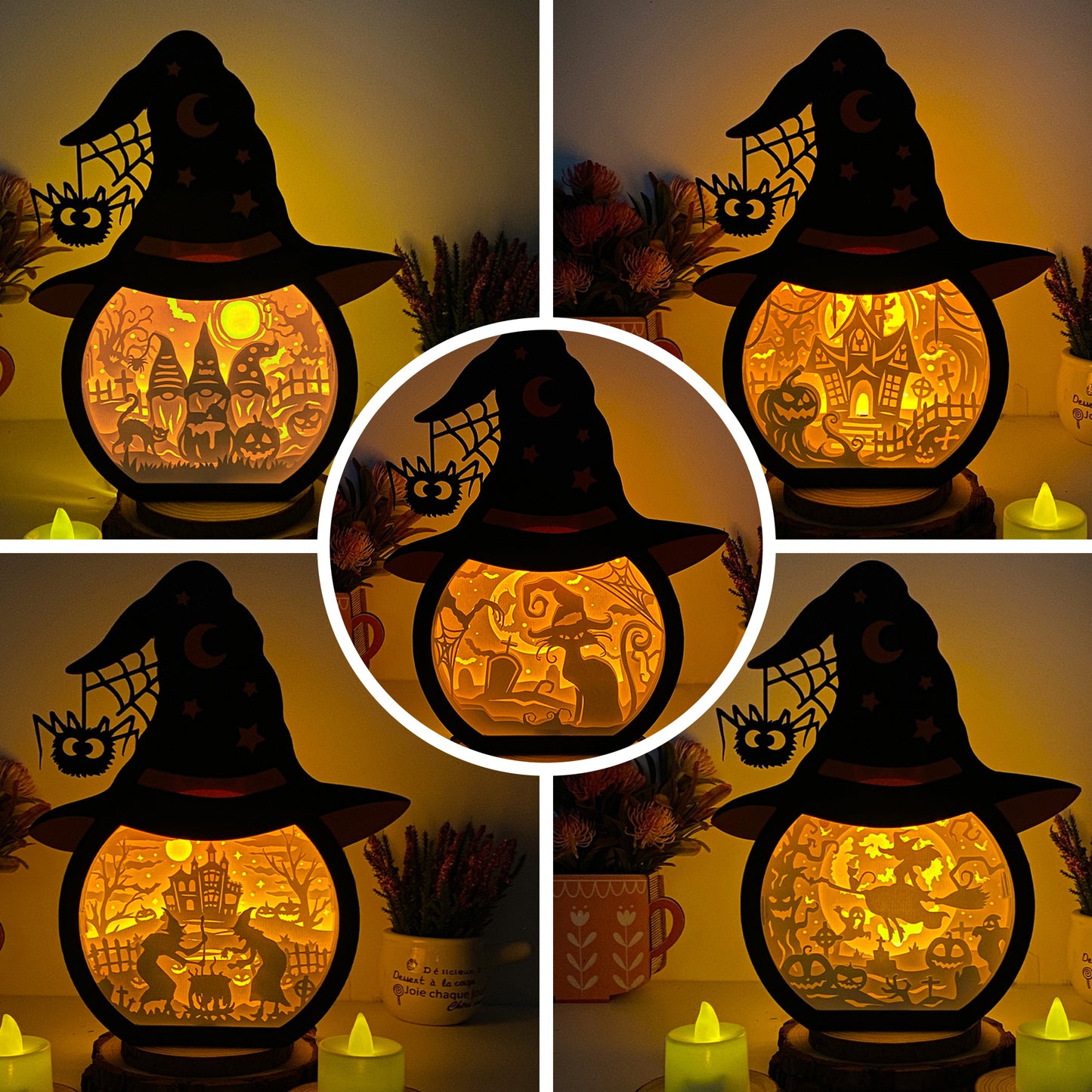 Pack 5 Halloween – 3D Box SVG File for Cricut & Silhouette