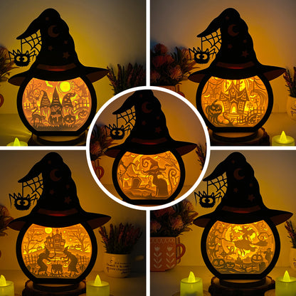 Pack 5 Halloween – 3D Box SVG File for Cricut & Silhouette