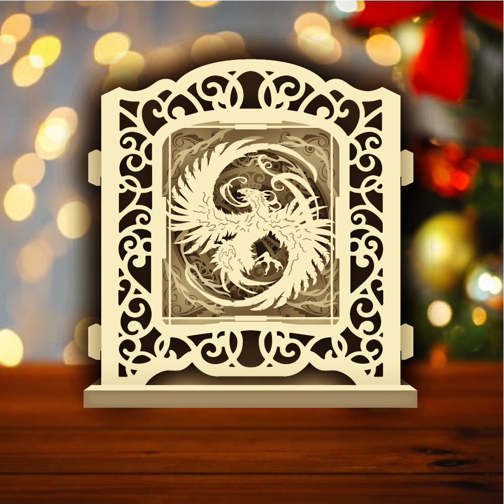 Phoenix – 3D Pop-Up Card SVG File for Cricut & Silhouette