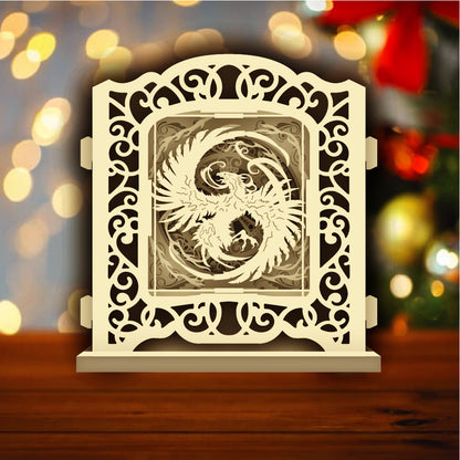 Phoenix – 3D Pop-Up Card SVG File for Cricut & Silhouette