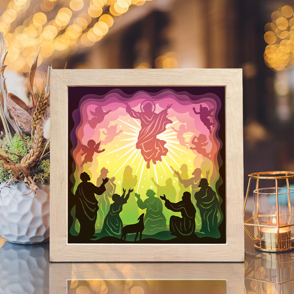 Jesus 8 – 3D Lightbox SVG File for Cricut & Silhouette