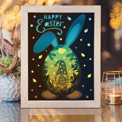 Easter 5 – 3D Lightbox SVG File for Cricut & Silhouette