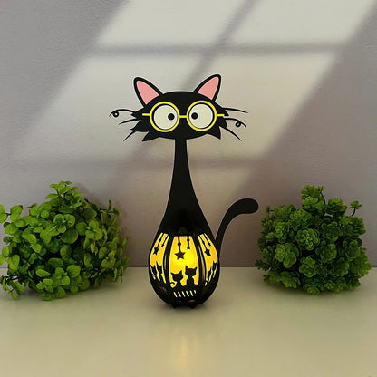 Cute Cat 1 - 3D Animal Paper Lantern File  - Cricut File  - VEKTOR KRAFT
