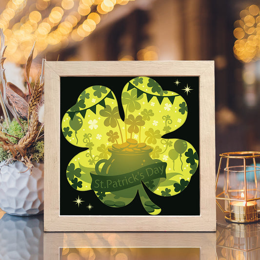St. Patrick's Day 1 - 3D Special Occasions Papercut Lightbox File - Cricut File - VEKTOR KRAFT