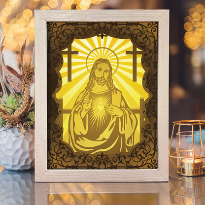 Jesus 6 – 3D Lightbox SVG File for Cricut & Silhouette