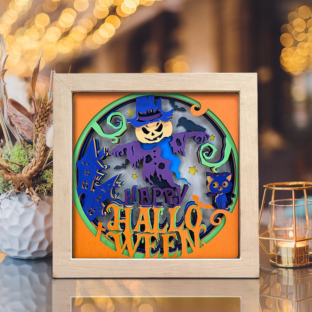Halloween 20 – 3D Shadow Box SVG File for Cricut & Silhouette