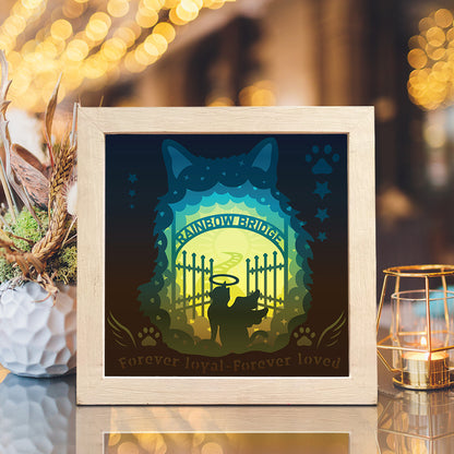 Cat Memorial – 3D Lightbox SVG File for Cricut & Silhouette
