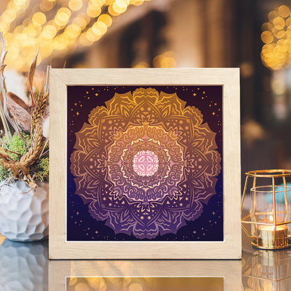 Mandala 3 – 3D Lightbox SVG File for Cricut & Silhouette
