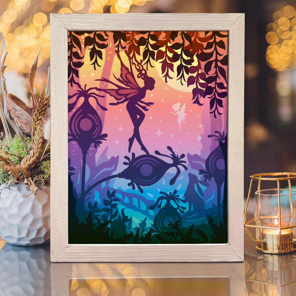 Fairy 3 – 3D Lightbox SVG File for Cricut & Silhouette