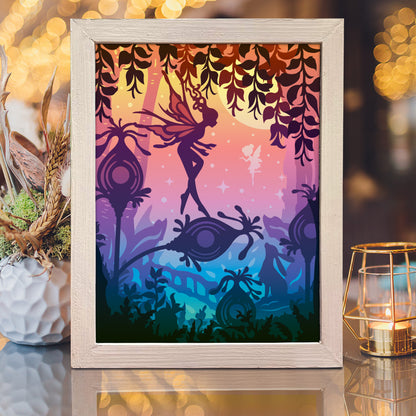 Fairy 3 – 3D Lightbox SVG File for Cricut & Silhouette