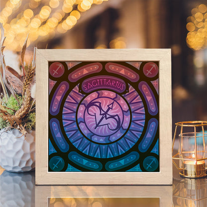 Sagittarius – 3D Lightbox SVG File for Cricut & Silhouette