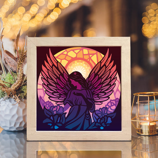 Angel 2 – 3D Lightbox SVG File for Cricut & Silhouette