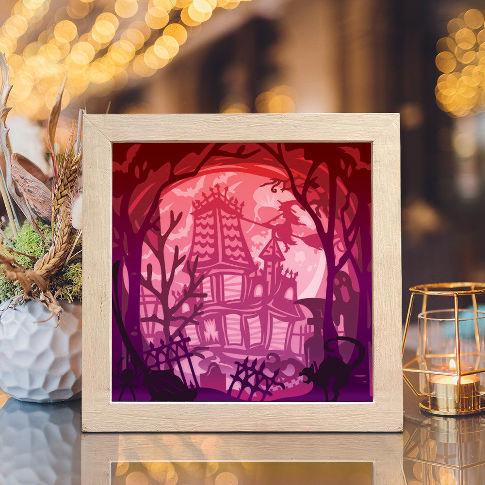 Halloween 17 – 3D Lightbox SVG File for Cricut & Silhouette