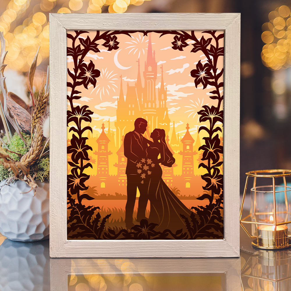 Wedding 3 - 3D Special Occasions Papercut Lightbox File - Cricut File - VEKTOR KRAFT