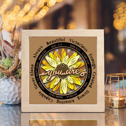 Bible Verse – 3D Lightbox SVG File for Cricut & Silhouette
